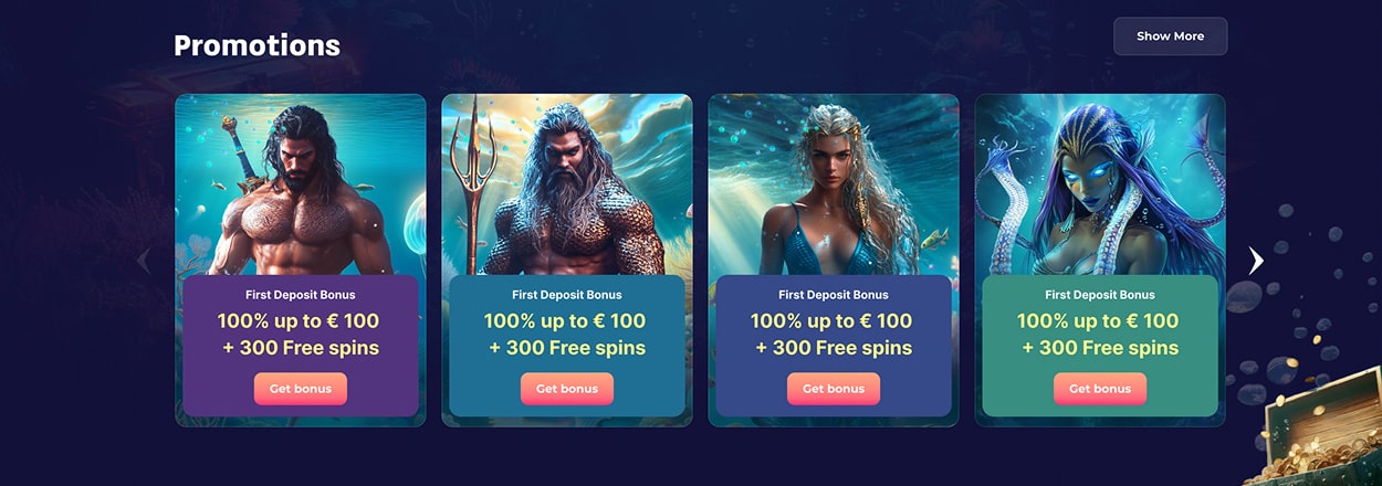 Triton Slots Προωθήσεις